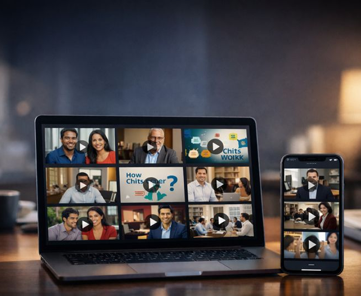 Watch and Learn videos on Laptop and Mobile